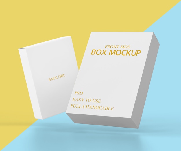 Box mockup design per le imprese