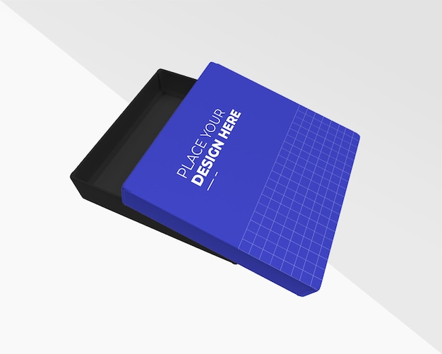 PSD box mockup designsquare 골판지 상자 모형