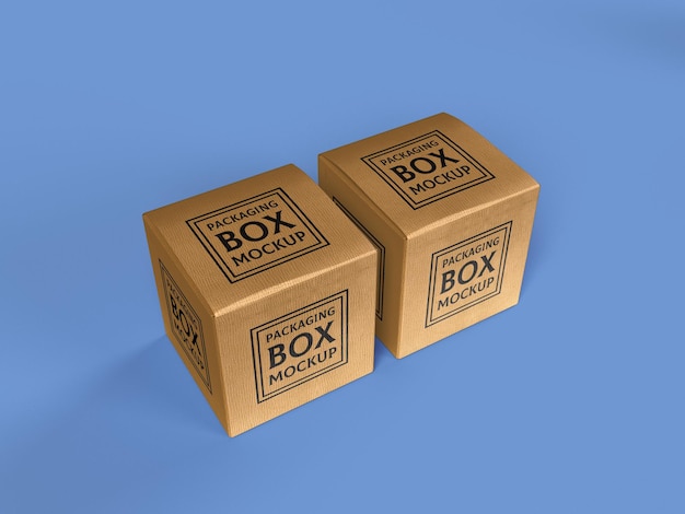 Box mockup ontwerp