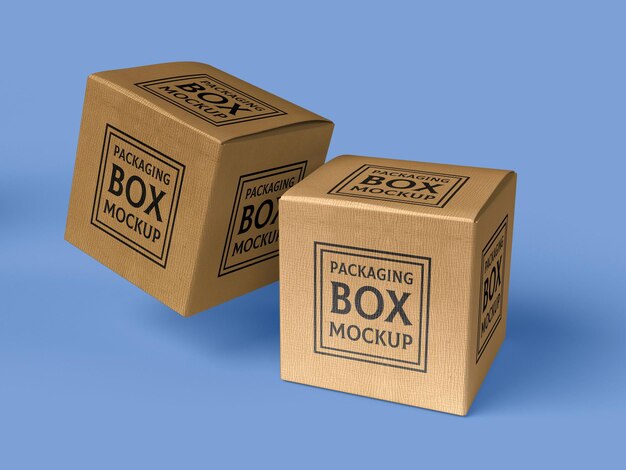 Box mockup ontwerp