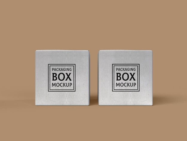 Box mockup ontwerp