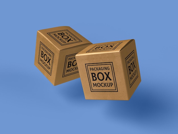 Box mockup ontwerp