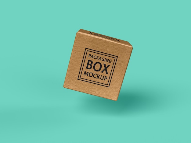 Box mockup ontwerp