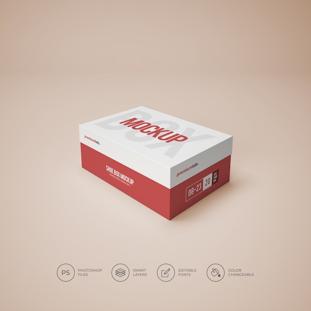 PSD box mockup premium psd