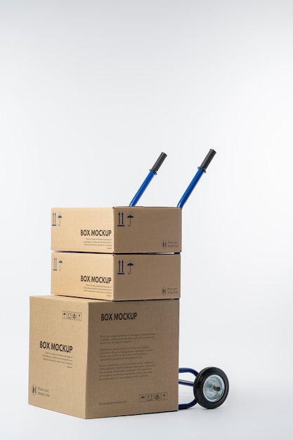 カート付きボックス モックアップ