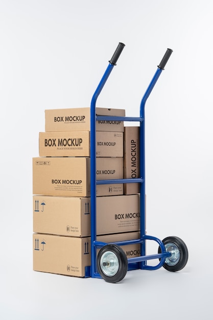 カート付きボックス モックアップ