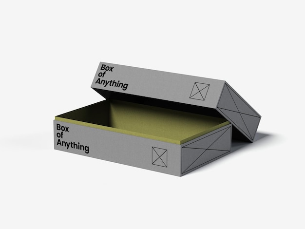 a box mockup