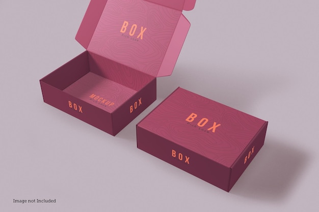 PSD box mockups