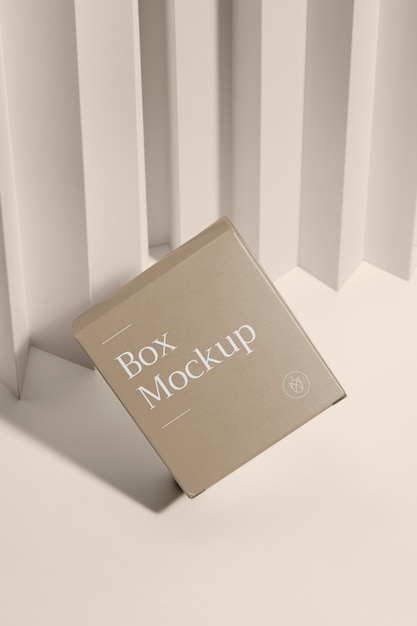 PSD box nd pedestal mockup design