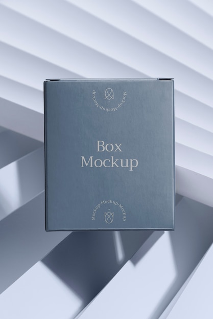 box nd pedestal mockup design