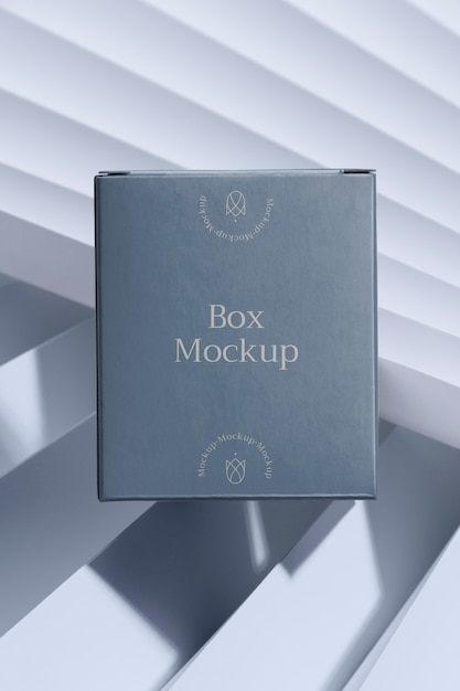 PSD box nd pedestal mockup design