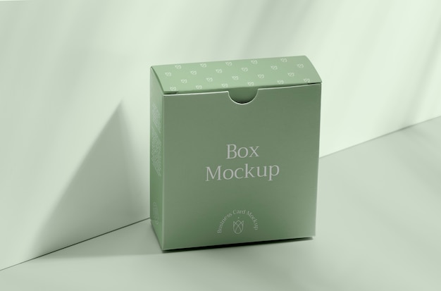 PSD box nd pedestal mockup design