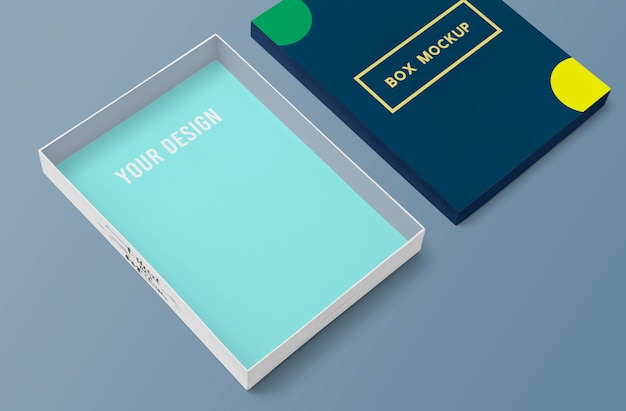 box packaging mockup template
