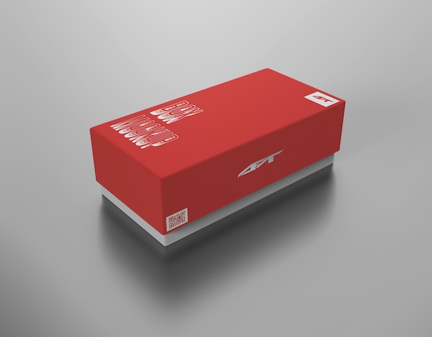 PSD box packaging mockup