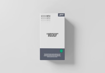 Premium PSD | Box packaging mockup