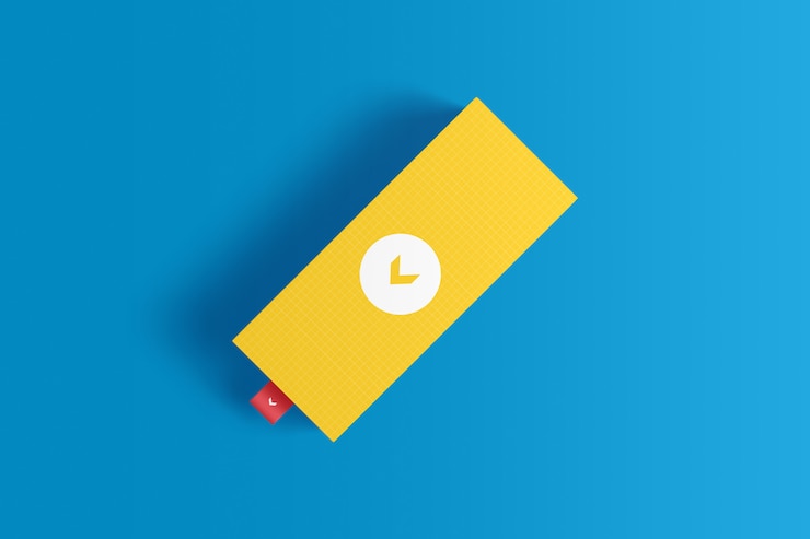 PSD box packaging mockup