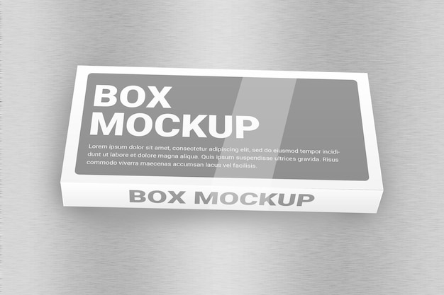 PSD box packaging mockup