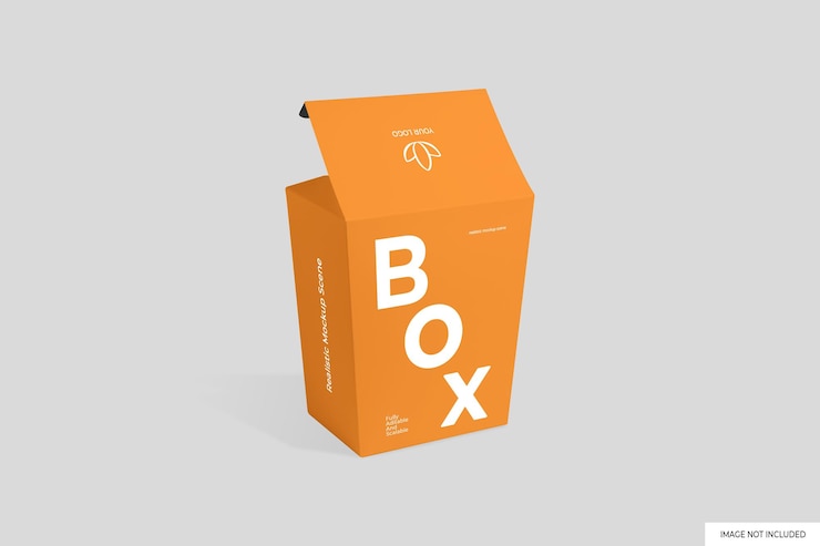 PSD box packaging mockup