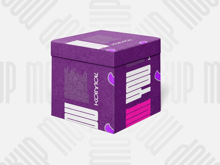 PSD box packaging psd mockup
