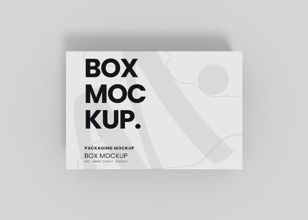 Box pakket mockup