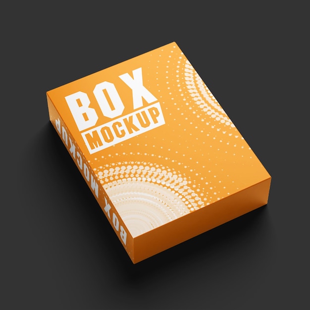Коробка с надписью макет коробки