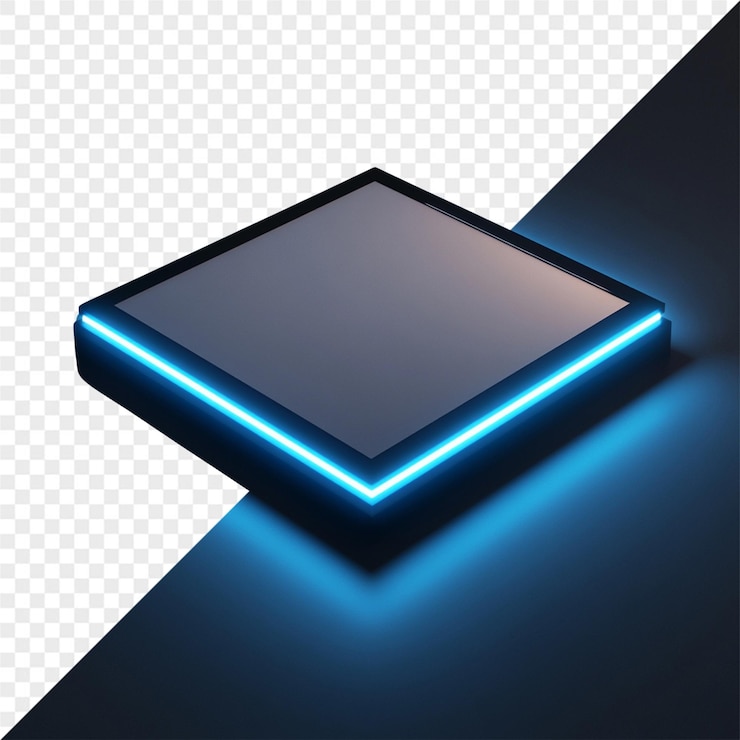 PSD a box with a blue light on it that says quot light quot