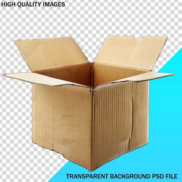 PSD a box with a picture of a box that says high quality