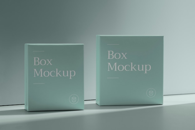 PSD boxes and pedestals mockup