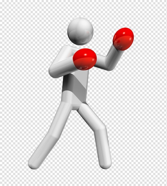 Boxing 3D-symbool