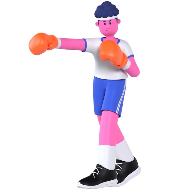 Boxing boy sport game competition