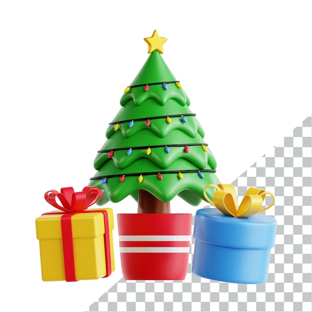 Boxing Day 3D Icon 3D model 3D icoon ontwerp illustratie