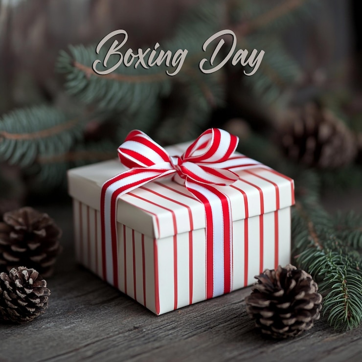 PSD boxing day psd poster design template