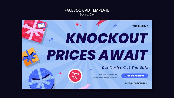 PSD 박싱 데이 템플릿 디자인
