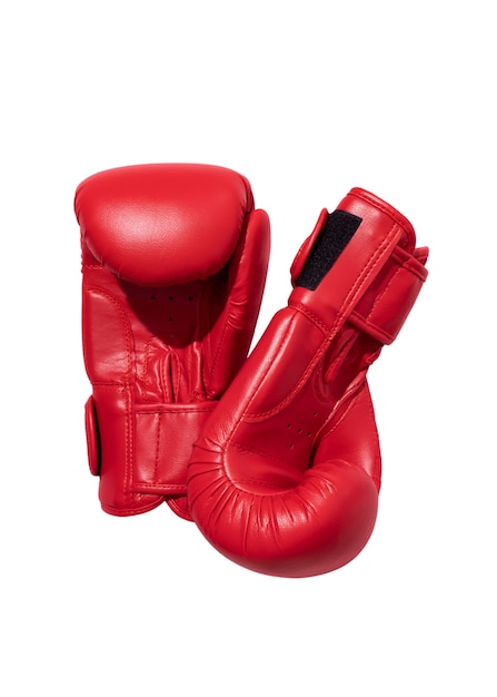 Boxing gloves isolated