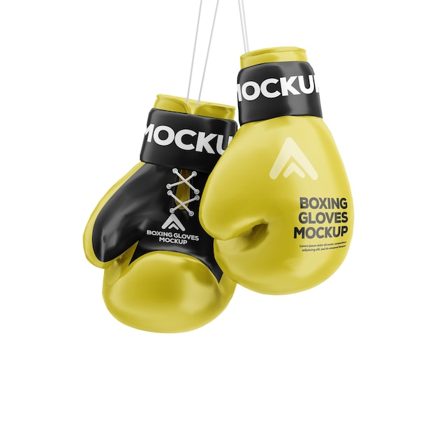 Mockup di guantoni da boxe