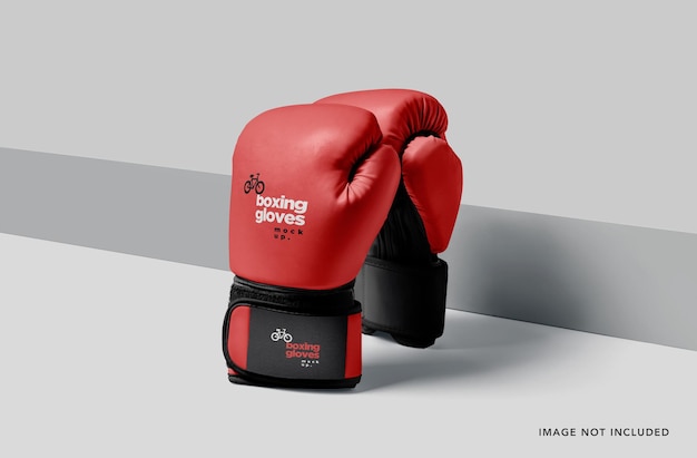 Boxing gloves mockup