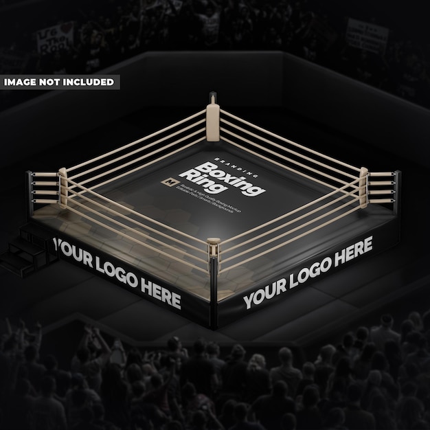 boxing ring mockup
