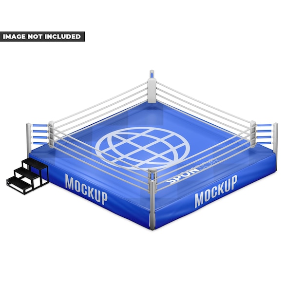 boxing ring mockup
