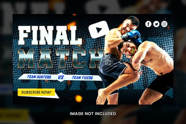 boxing youtube thumbnail