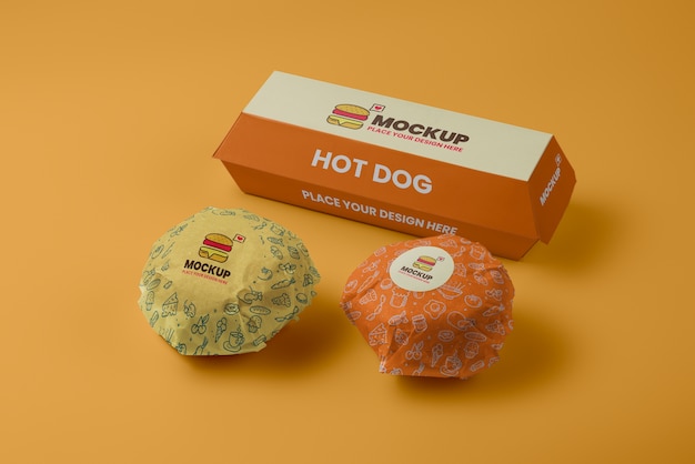 PSD boxmodelontwerp voor fastfood