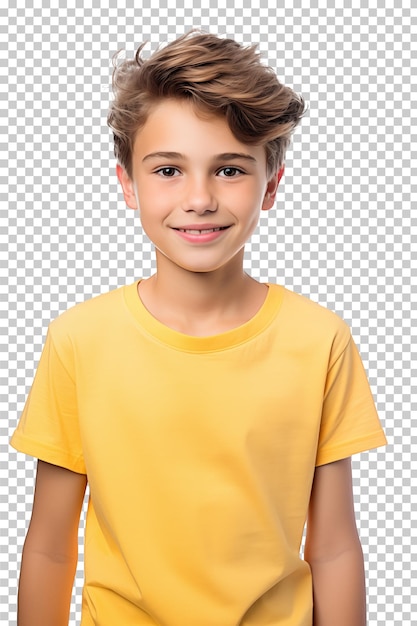 PSD boy portrait isolated