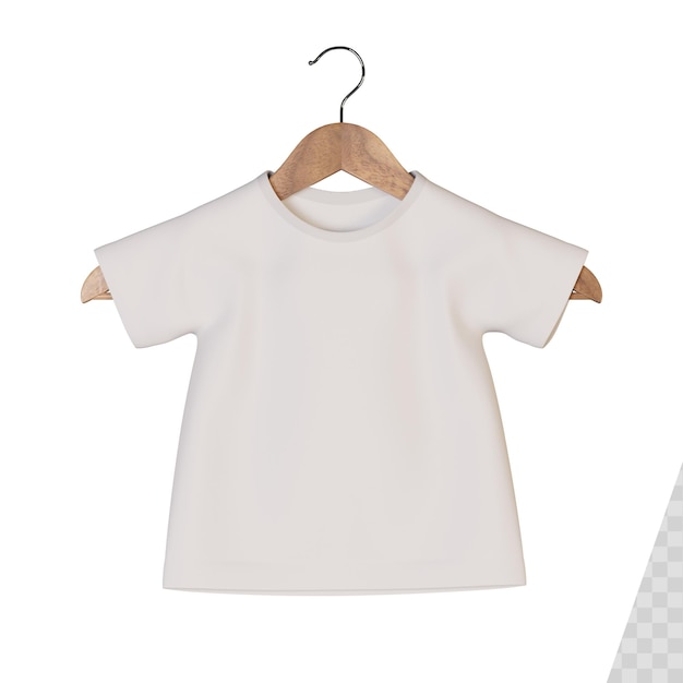 PSD boy'swhiteunecktshirt