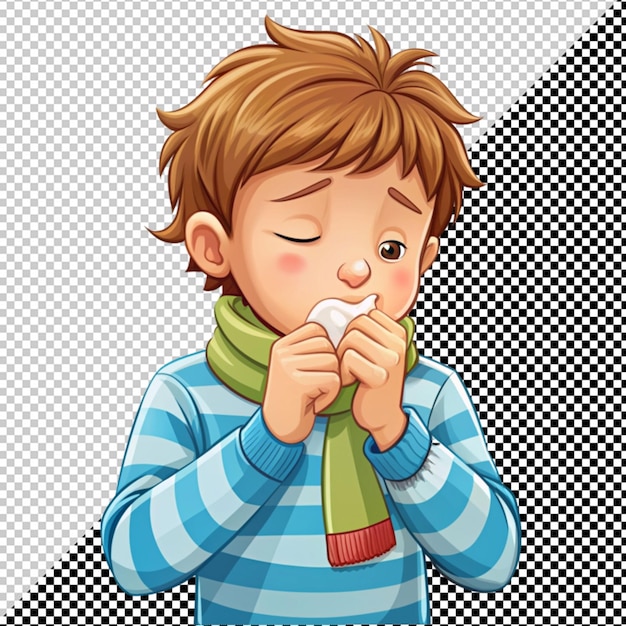 PSD boy who has cold and cough