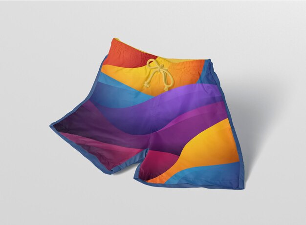 Boys shorts mockup