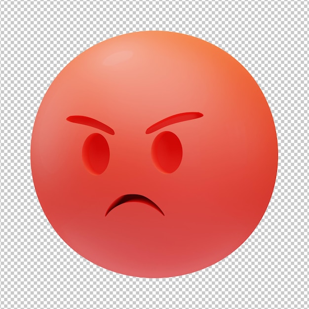 PSD boze emoji 3d illustratie