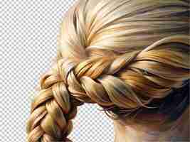 PSD braided hair sections for extension