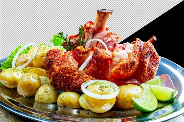 PSD braised pork knuckle with potatoes