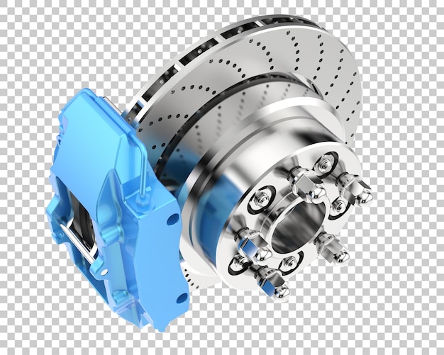 brakes isolated on transparent background 3d rendering illustration