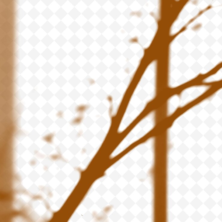 PSD a branch of a tree with a background of squares and the words tree