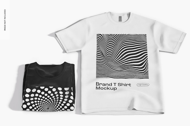 Brand tshirts mockup
